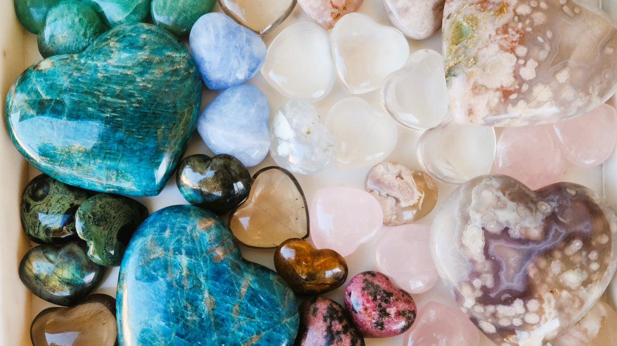 Healing with Crystal Hearts.