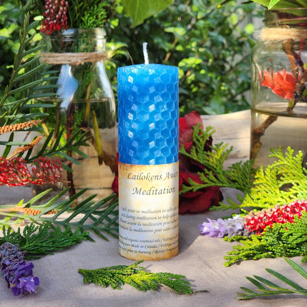 Beeswax Spell Candle Meditation