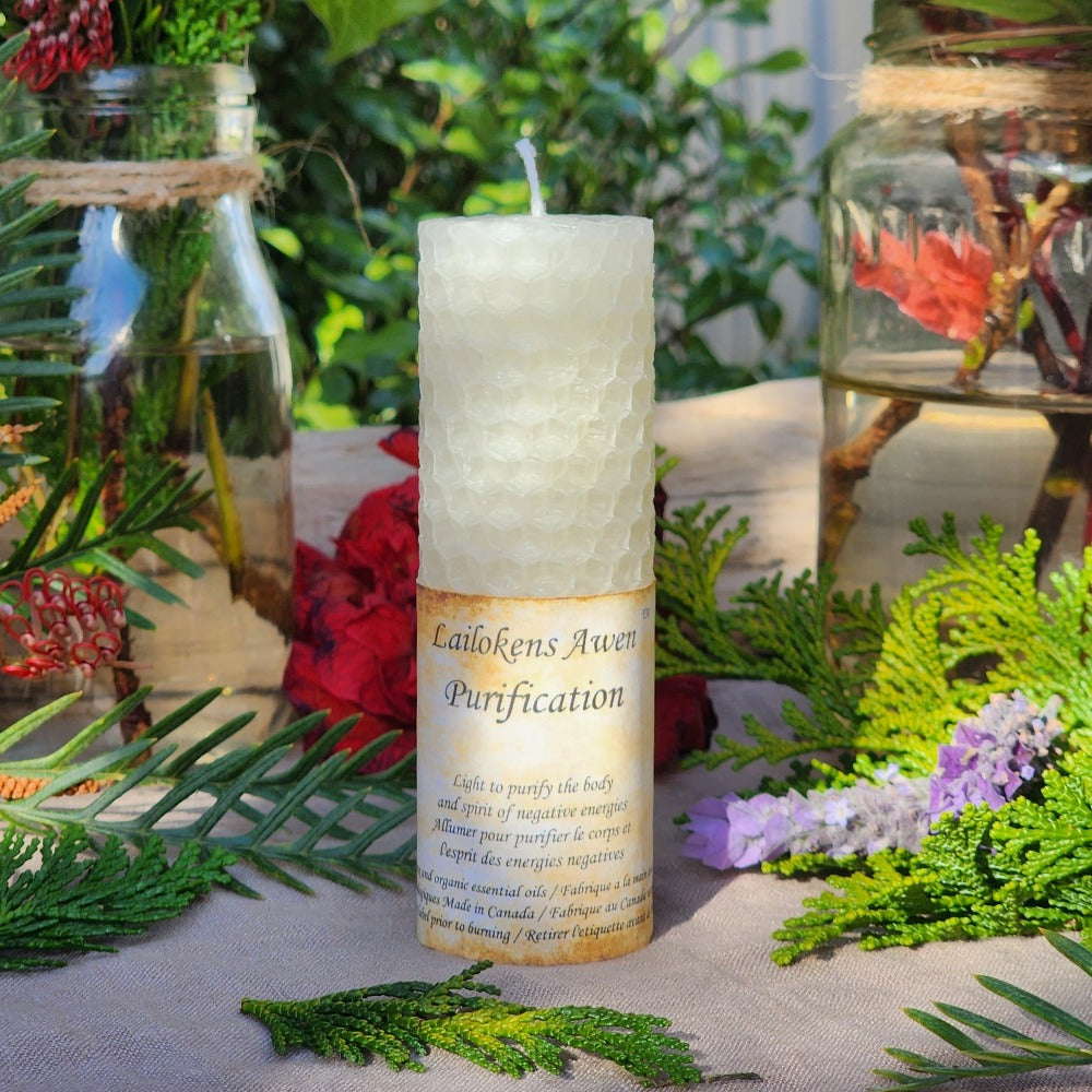 Beeswax Spell Candle Purification