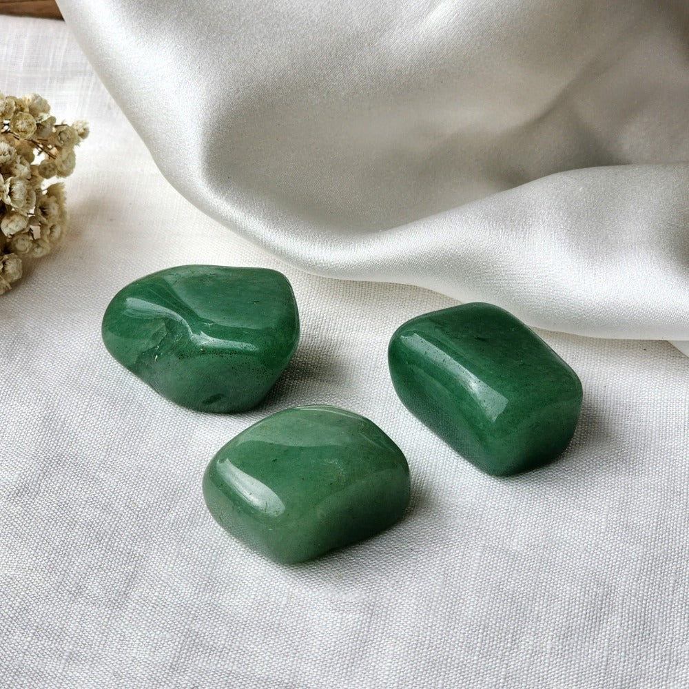 Green Aventurine Crystal Tumbled Stone