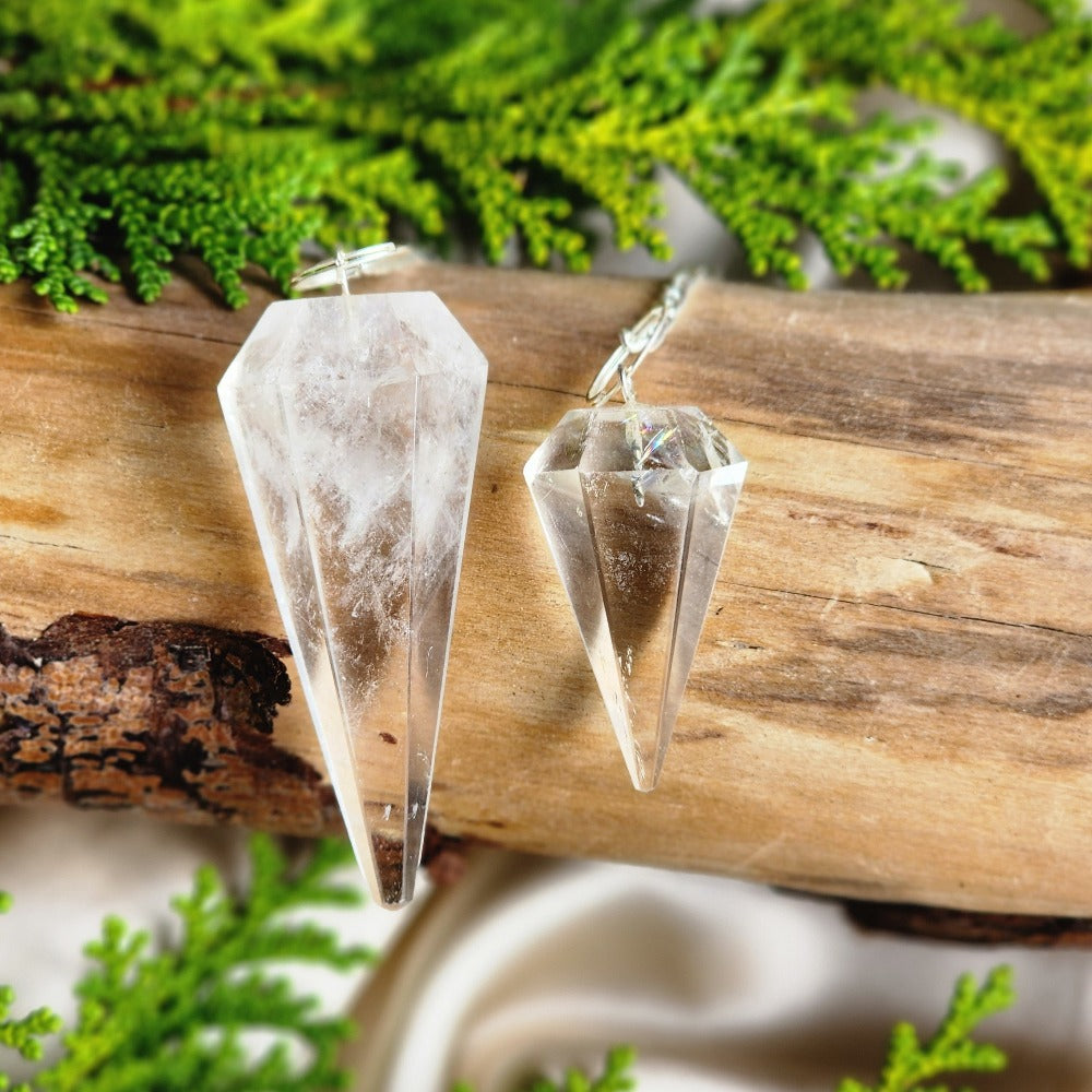 Clear Quartz Pendulum 