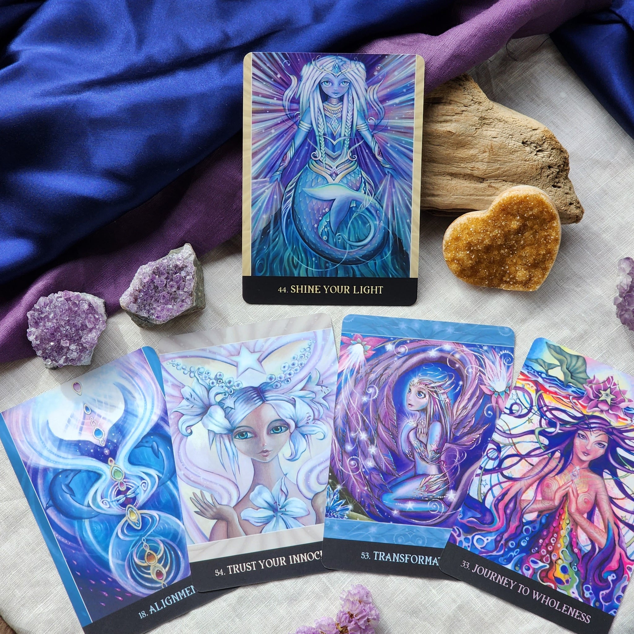 Beyond Lemuria Oracle Cards パステル ライダーカード