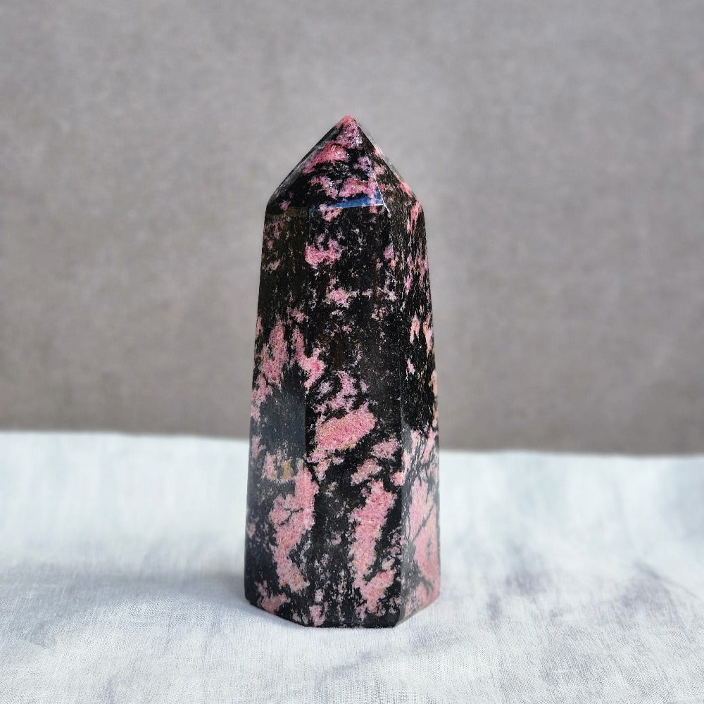 Rhodonite Tower Large