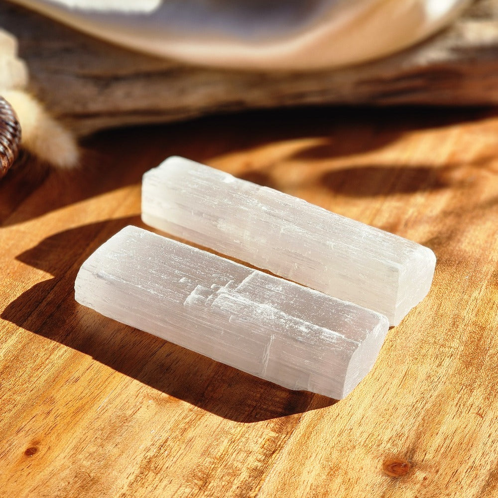 Selenite Crystal Wand Large