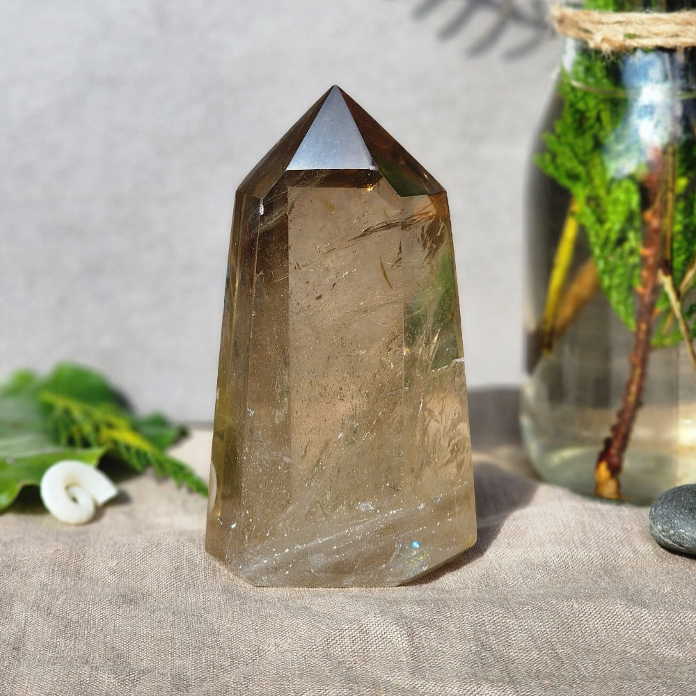 Smoky Quartz Crystal Tower Large