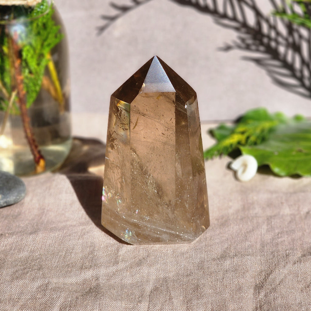 Smoky Quartz Crystal Tower Large