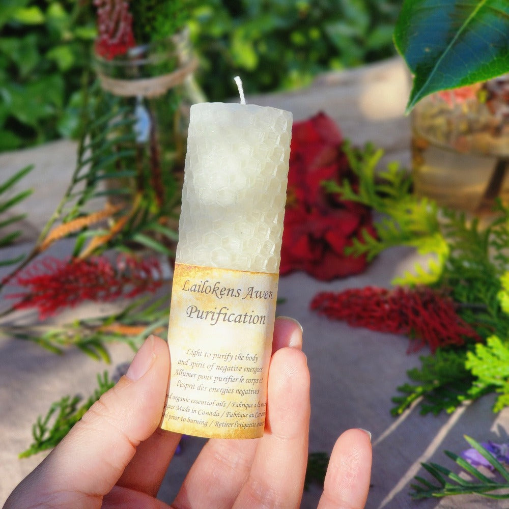 Beeswax Spell Candle Purification