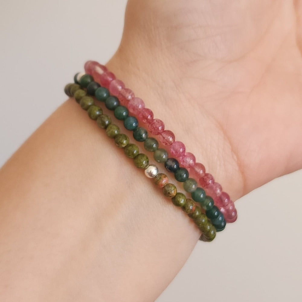 Unakite Crystal Bracelet