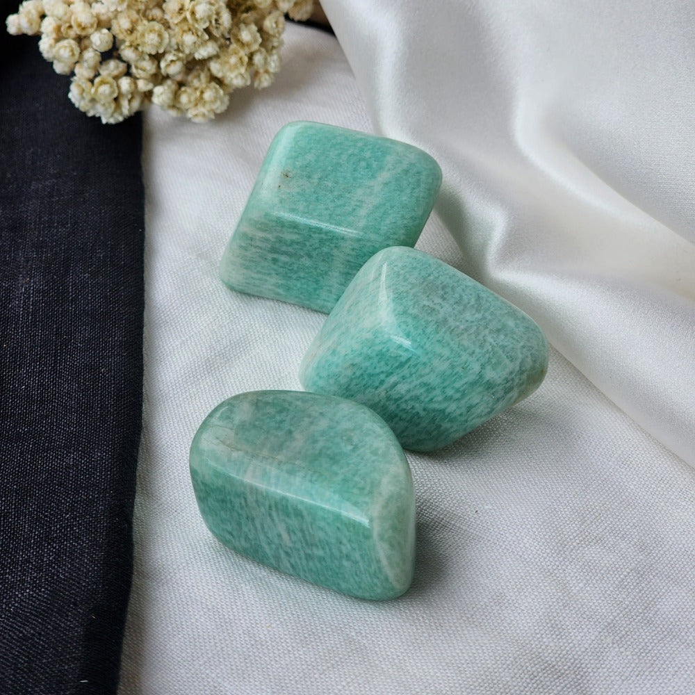 Amazonite Crystal Tumbled Stone