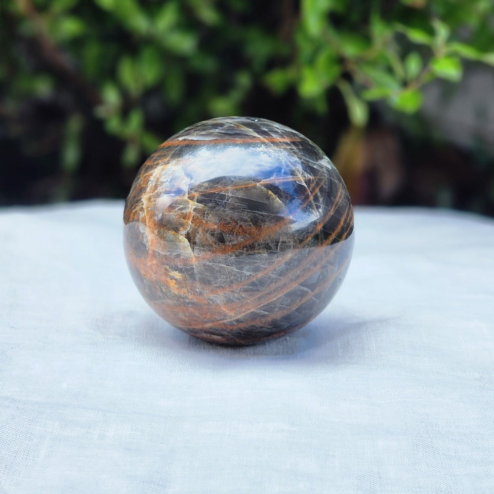 Black Moonstone Crystal Sphere