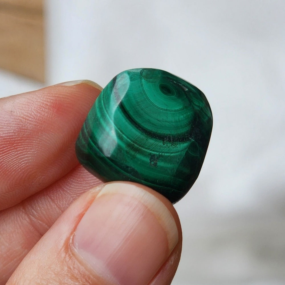 Malachite Crystal Tumbled Stone