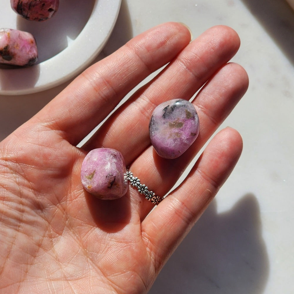 Pink Cobaltoan Calcite Crystal Tumble