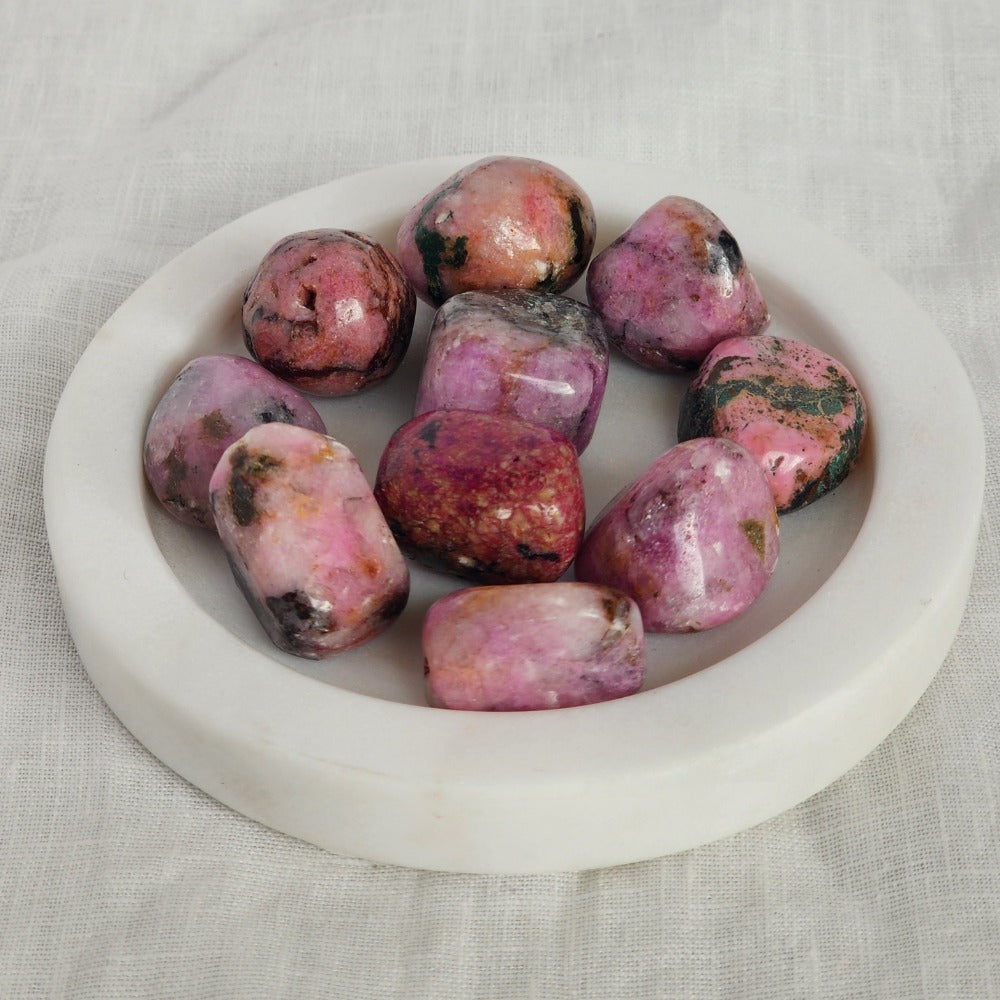 Pink Cobaltoan Calcite Crystal Tumble