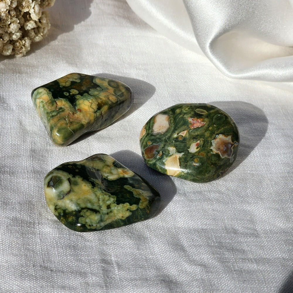 Rhyolite Crystal Tumbled Stone