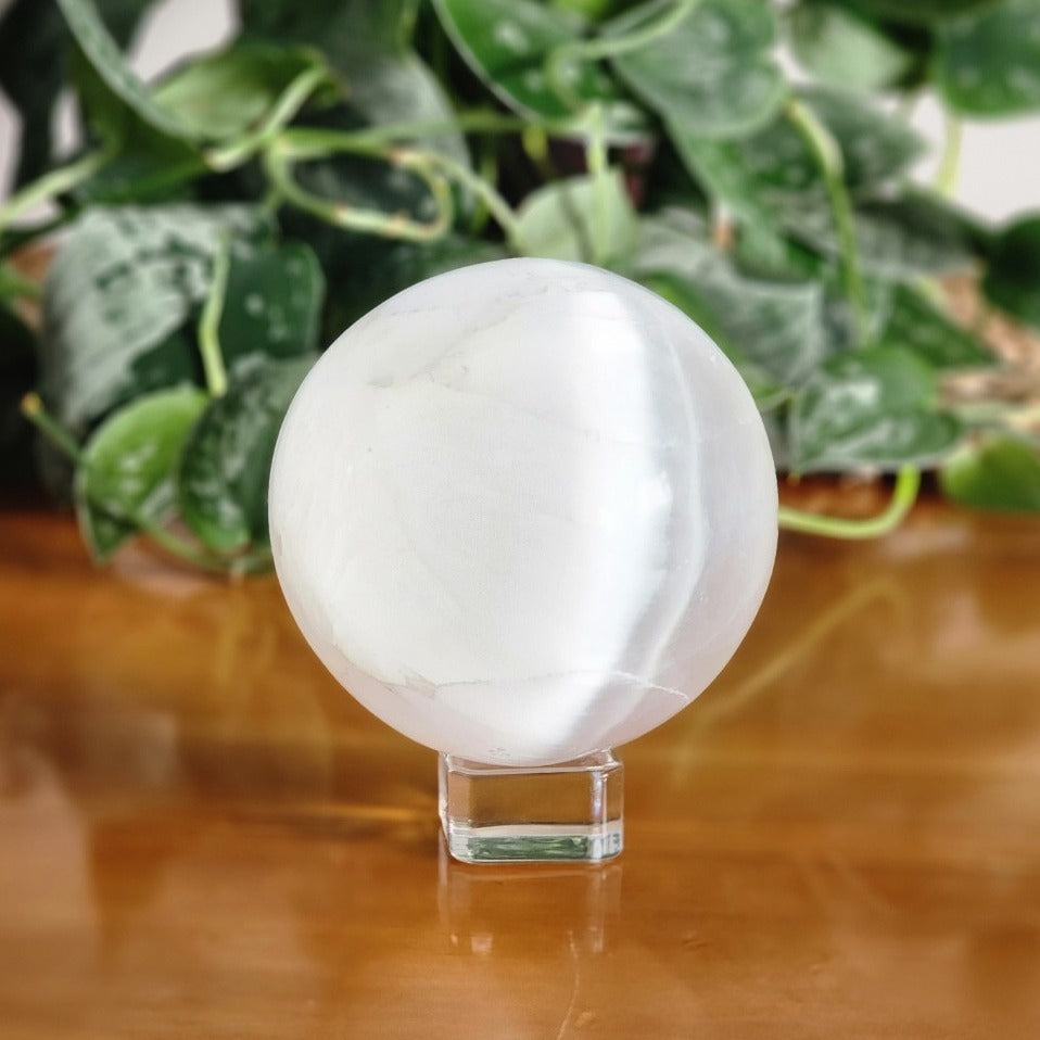 Selenite Crystal Ball