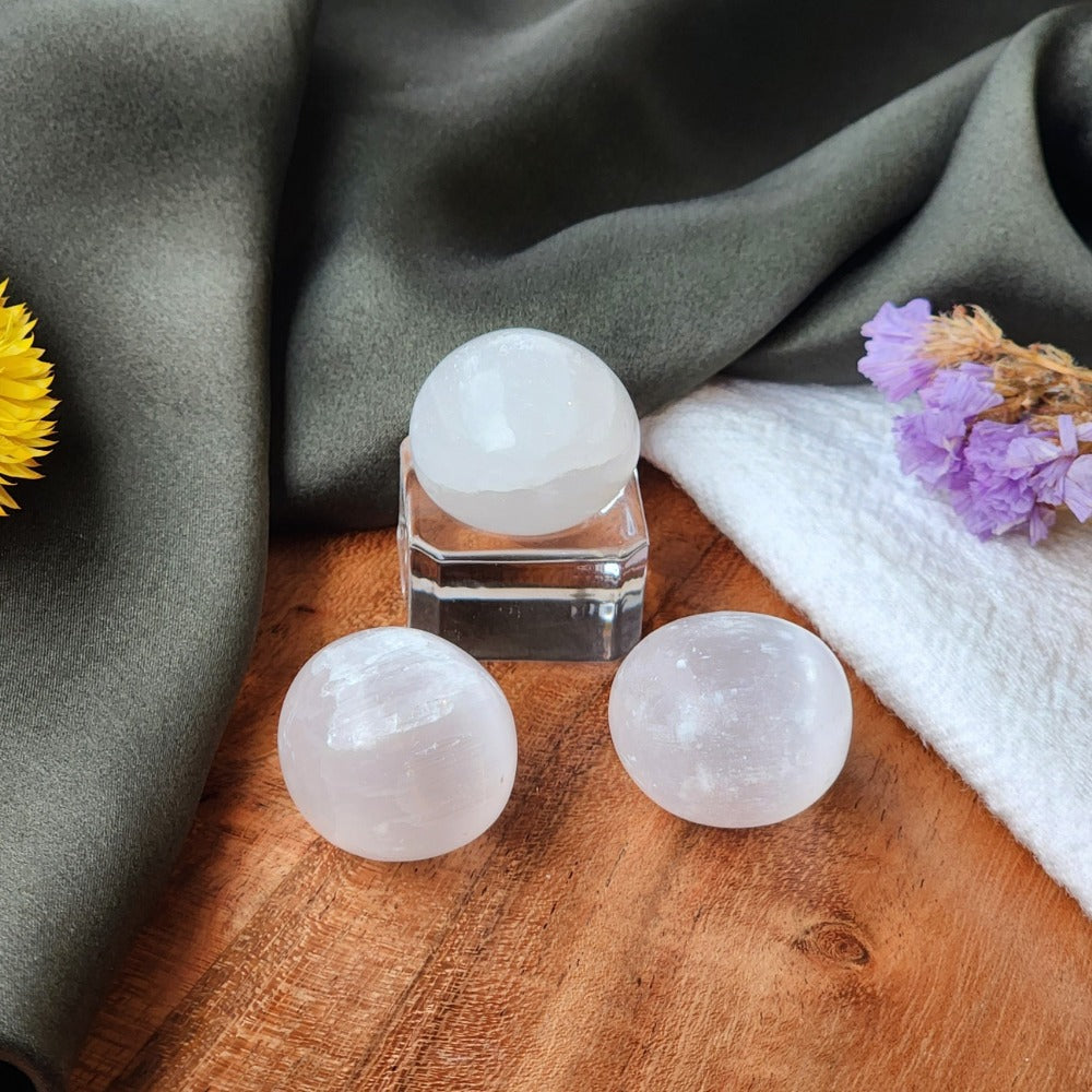 Selenite Crystal Sphere