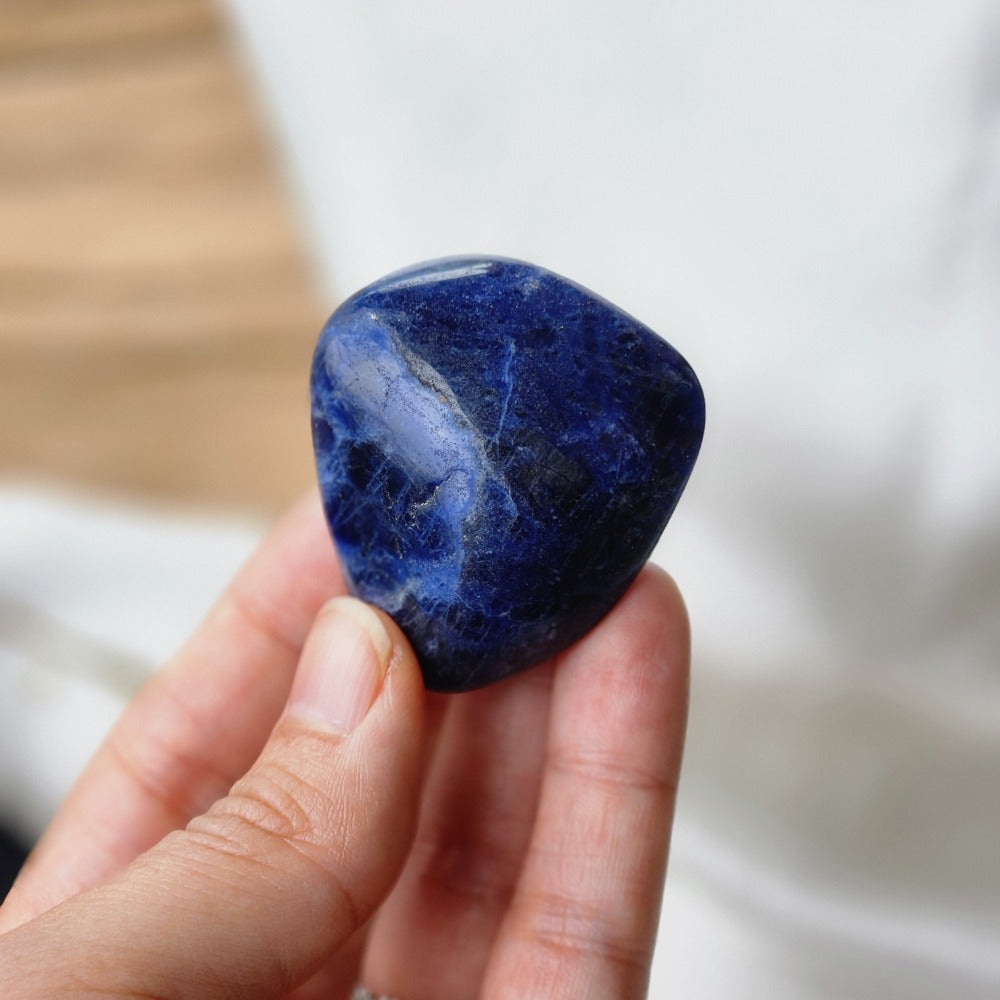 Sodalite Crystal Tumbled Stone